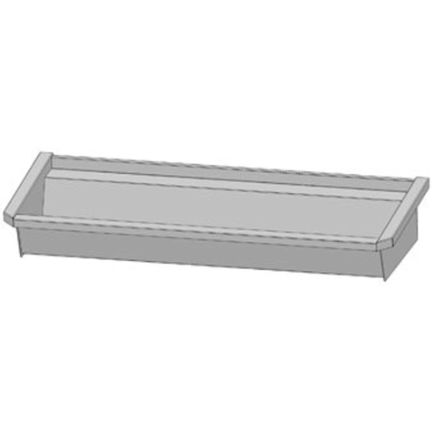 Intersan Sanilav gouttière de lavage 120cm sans conduites sans robinets inox 304 GA32546
