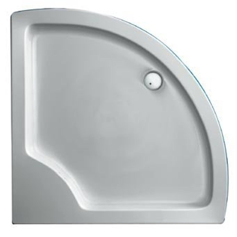 Plieger Luxury douchebak 90x90x18cm acryl kwartrond wit 0940992