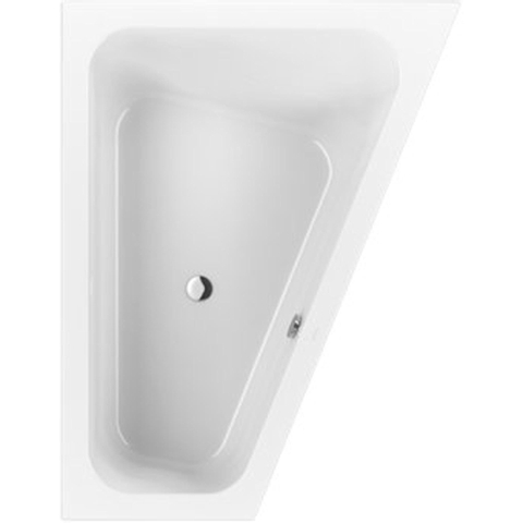 Villeroy & Boch Loop & Friends Loop en friends bad - 175x135cm rechts - met hoekige binnenvorm - glans wit SW28680
