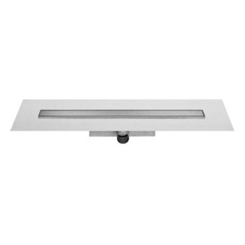 Easy Drain Compact caniveau de douche modulo design 70cm avec grille zero plus garde d'eau 30mm inox brossé GA36424