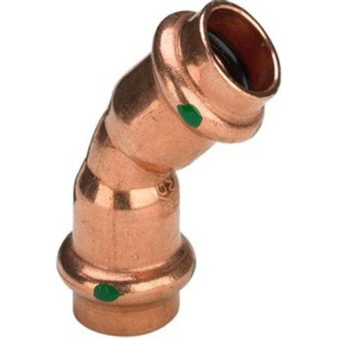 Viega Profipress coude sc 45° 22mm 2 x cuivre pressé 7541316
