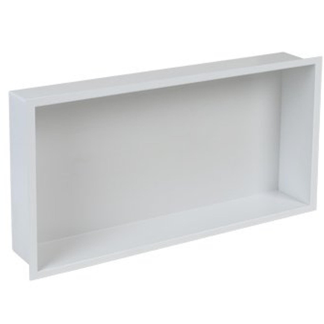 Plieger Inbox inbouwnis met flens 60x30x7.5cm waterproof wit OUTLETSTORE 4330046