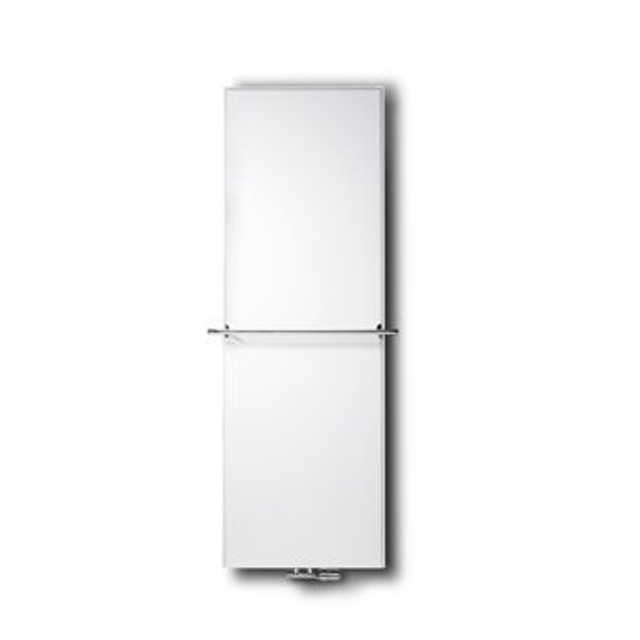 Goedkoopste Vasco Flat V Line paneelradiator vlak type 21 400x2000mm 1198W aansluiting 8008 wit structuur 112980400200080080600-0000