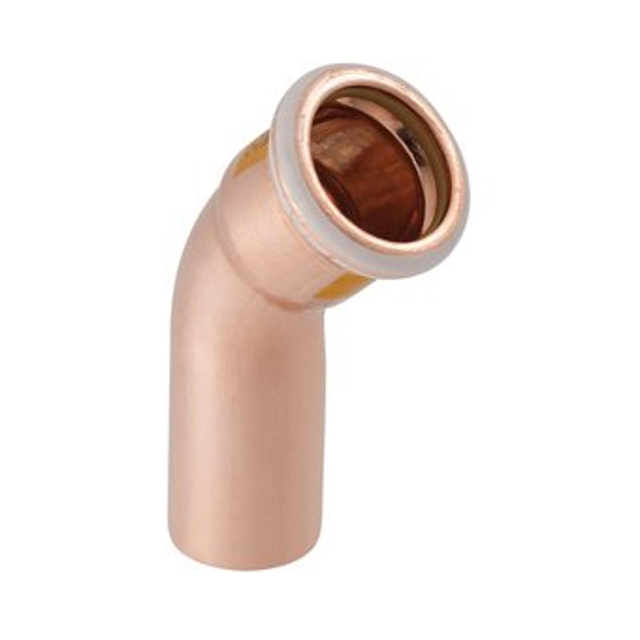 Geberit Mapress koper-gas bocht 45° mof/spie (gas) 35mm 34525