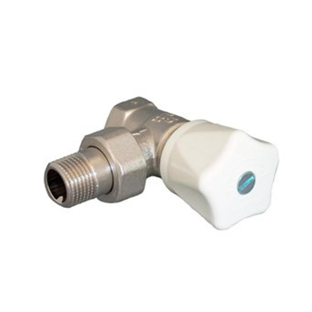 Oventrop HRV radiatorkraan haaks verkort 1/2