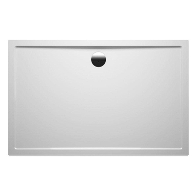 RIHO Davos 257 douchebak 140x90x14cm wit met paneel