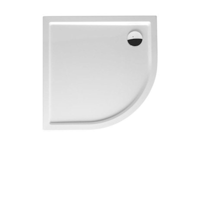 RIHO Davos 281 douchebak 90x90x14cm R55 wit met paneel