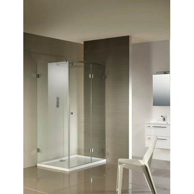 Riho Zurich douchebak - 130x90x4.5cm - rechthoek - acryl - hoogglans wit