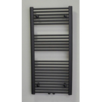 Sanicare radiateur design à raccordement central droit 120x60cm noir mat SW17869