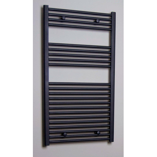 Sanicare radiateur design droit 111.8x60cm noir mat