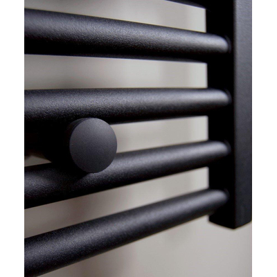 Sanicare radiateur design droit 111.8x45cm noir mat