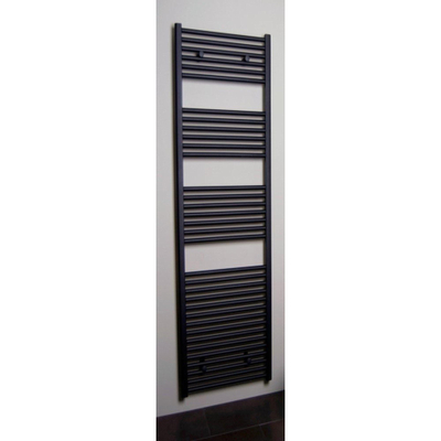 Sanicare recht designradiator 172x45cm zwart mat TWEEDEKANS