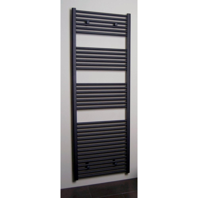 Sanicare recht designradiator 172x60cm zwart mat