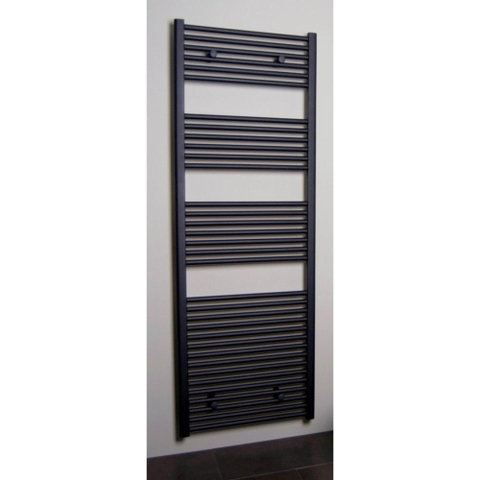 Sanicare recht designradiator 172x60cm zwart mat SW17851
