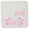 Sealskin lotus veiligheidsmat 55x55cm pvc roze SW23200 Sealskin lotus veiligheidsmat 55x55cm pvc roze SW23200
