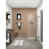 Get Wet by Sealskin I AM Walk in type A3 (divider) 900mm mat zwart 8mm helder veiligheidsglas met antikalk SW88927