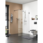 Sealskin I AM Walk in type A3 (divider) 1200mm mat zwart 8mm helder veiligheidsglas met antikalk SW88929