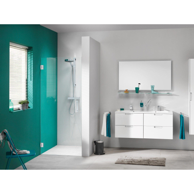 Sealskin I AM Porte pivotante 70x200cm pour niche Inox (aspect) 8mm verre de sécurité clair avec anticalcaire