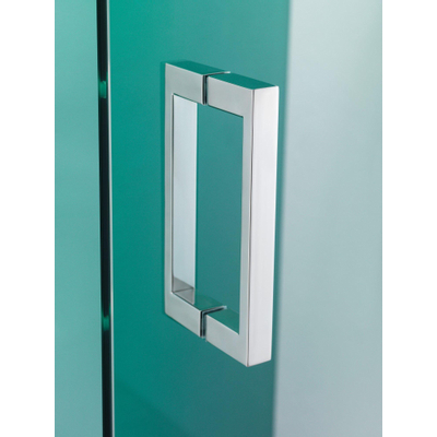 Sealskin I AM Porte pivotante 70x200cm pour niche chrome argenté brillant 8mm verre de sécurité clair avec anticalcaire