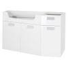 Differnz Onderkast 100x60x33cm met softclose MDF Wit SW159419 Differnz Onderkast 100x60x33cm met softclose MDF Wit SW159419