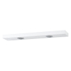 Differnz corniche avec éclairage de miroir – 70 x 2 x 20 cm – LED directe en haut – MDF – Blanc SW159424