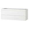 Differnz Onderkast 120x48x45cm 2 lades met softclose MDF Wit SW159440 Differnz Onderkast 120x48x45cm 2 lades met softclose MDF Wit SW159440