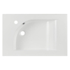 Differnz Lavabo standard 60x15x45cm 1 trou de robinet 1 lavabo Blanc SW159468