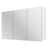 Differnz kast 100x60x15cm 3 deuren met spiegel MDF Wit SW159452 Differnz kast 100x60x15cm 3 deuren met spiegel MDF Wit SW159452