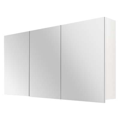 Differnz Spiegelkast - 120x60x15cm - 3 deuren - MDF - wit