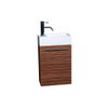 Differnz Force40 fontein met onderkast zonder kraan 40x52x22cm MDF 1 kraangat 1 wasbak links Grijs/Eiken SW21867 Differnz Force40 fontein met onderkast zonder kraan 40x52x22cm MDF 1 kraangat 1 wasbak links Grijs/Eiken SW21867