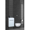 Differnz Force40 lave-mains avec meuble sans robinet 40x52x22cm MDF 1 trou pour robinet vasque gauche Blanc SW21869 Differnz Force40 lave-mains avec meuble sans robinet 40x52x22cm MDF 1 trou pour robinet vasque gauche Blanc SW21869