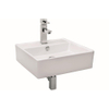 Differnz lave-mains 47.5x16x47.5cm Céramique 1 trou pour robinet Blanc SW21922