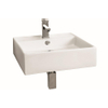 Differnz fonteinset 46.5x15.5x45.7cm Keramiek 1 kraangat compleet Wit SW21924 Differnz fonteinset 46.5x15.5x45.7cm Keramiek 1 kraangat compleet Wit SW21924