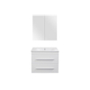 Differnz Style Set de meubles 60cm plan de lavabo céramique pour 1 lavabo avec armoire miroir et poignée standard blanc SW46947 Differnz Style Set de meubles 60cm plan de lavabo céramique pour 1 lavabo avec armoire miroir et poignée standard blanc SW46947