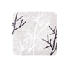 Differnz Leaf Badmat 60x60 Grijs SW71549 Differnz Leaf Badmat 60x60 Grijs SW71549