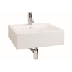 Differnz lave-mains 52x15.5x41cm Céramique 1 trou pour robinet Blanc SW21923