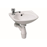 Differnz lave-mains 32x15x28cm Céramique 1 trou pour robinet Blanc SW21919