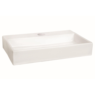 Differnz keramisch fontein 38x7x24cm 1 kraangat wit - licht beschadigd - OUTLET UDEN