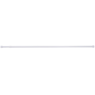 Differnz Round Barre rideau de douche 125x220cm blanc