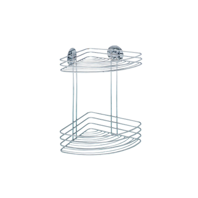 Wenko Turbolock Hoekrek 33x20x26.5cm chroom TWEEDEKANS
