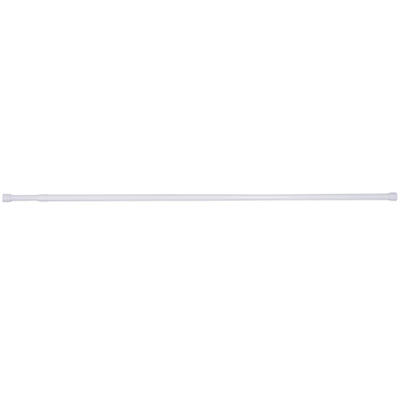 Differnz Round Barre rideau de douche 125x220cm blanc