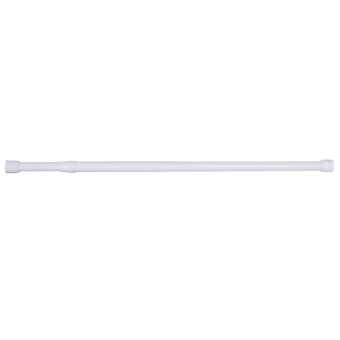 Differnz Round Barre rideau de douche 75x125cm blanc SW71566