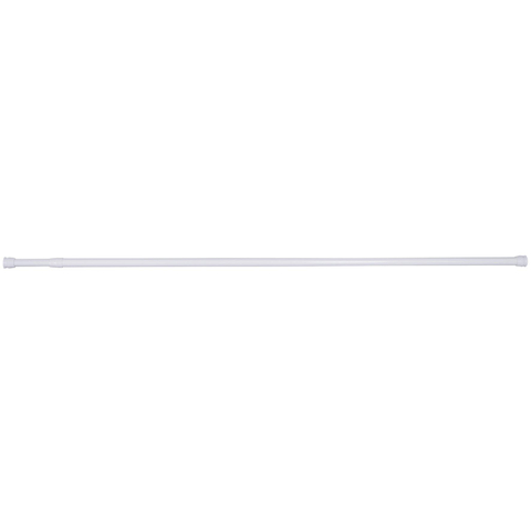 Differnz Round Barre rideau de douche 125x220cm blanc SW71568