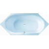 Duscholux Smartline Ligbad B85xL190cm 52cm met gat zeshoek met overloop Acryl Wit SW112931 Duscholux Smartline Ligbad B85xL190cm 52cm met gat zeshoek met overloop Acryl Wit SW112931