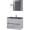 Bruynzeel Miko badmeubelset 91x66.5x51cm spiegel glans wit SW257355 Bruynzeel Miko badmeubelset 91x66.5x51cm spiegel glans wit SW257355
