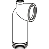 Wisa Coude d'évacuation WC universel 180 mm. 303M Blanc GA56460