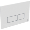 Plaque de déclenchement mécanique blanche Ideal Standard Oleas SW392202