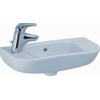 Laufen Pro Fontein D25cm 1 kraangat rechthoek met overloop Keramiek Wit SW113317 Laufen Pro Fontein D25cm 1 kraangat rechthoek met overloop Keramiek Wit SW113317