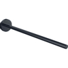 Emco Round Handdoekhouder - 30cm - enkel - niet draaibaar - zwart SW471482