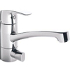 Hansa Pinto Keukenmengkraan 3/8 inch 1 kraangat temperatuurbegrenzing Chroom glans SW116494 Hansa Pinto Keukenmengkraan 3/8 inch 1 kraangat temperatuurbegrenzing Chroom glans SW116494